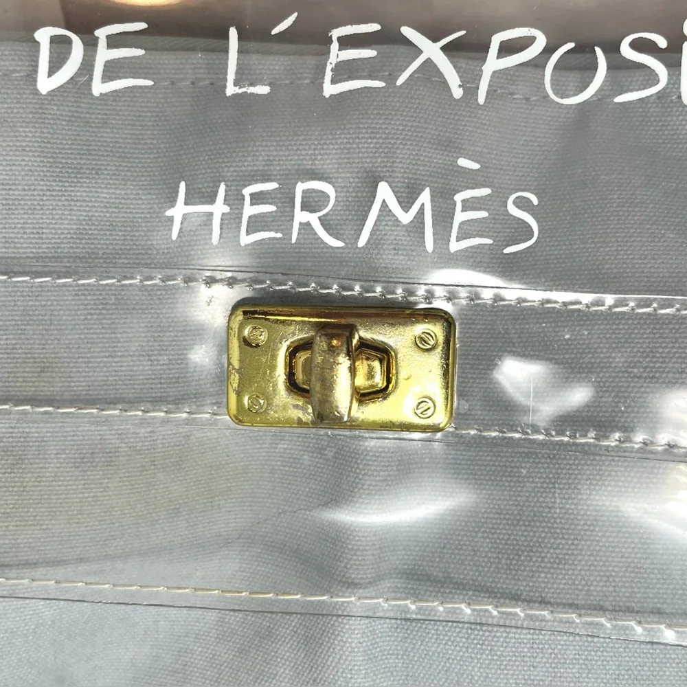 Hermes Clear Vinyl Kelly 40 Bag from 1997 Expo - Picture 2 of 14